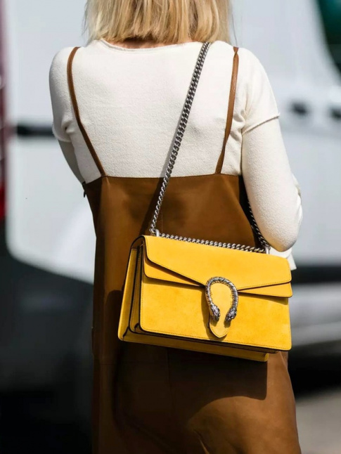 Jaune citron + marron glac = le bon mix