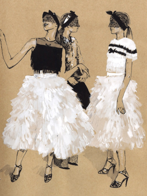 Les illustrations de mode, ou comment rinjecter un peu de posie au sein de celle-ci