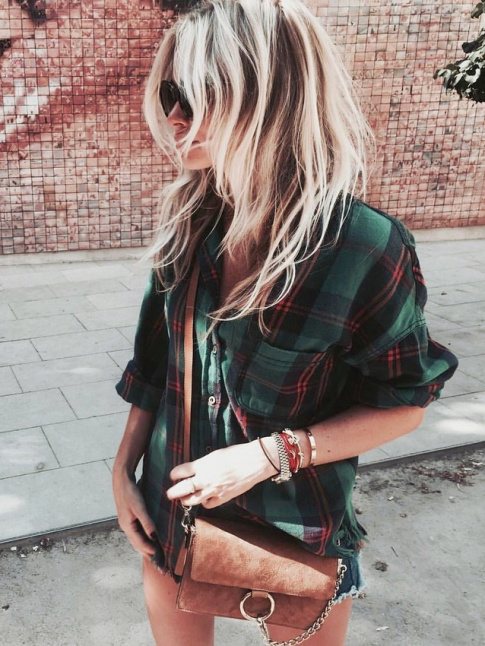 Chemise de bcheron lgrement oversize + 