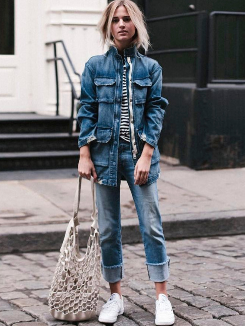 Dcline en denim, la saharienne concurrence la traditionnelle veste en jean