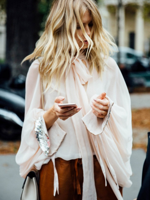Rose tendre + marron = le bon mix