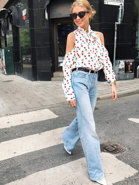 La chemise  paules dnudes, ou comment rester au frais sous 30C