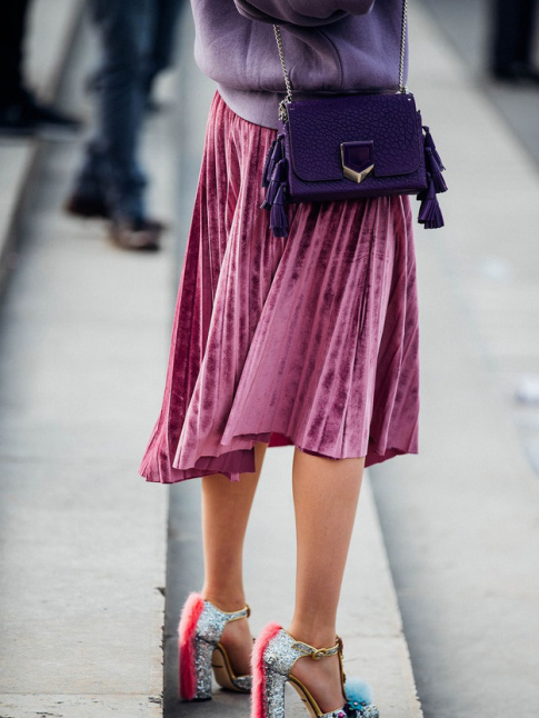 Mauve + violet + rose = le bon mix