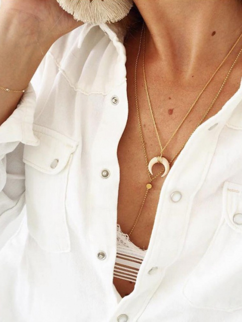 Faux blanc + blanc + dor = le bon mix
