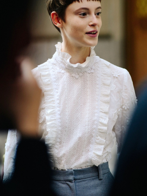 Coupe garonne + blouse victorienne = le bon mix