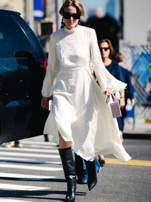 Les pois noirs sur fond blanc se font plus tendances que jamais