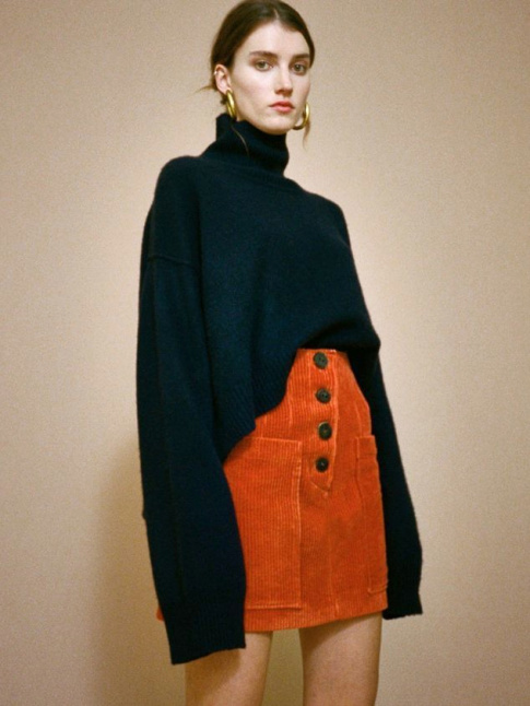 Velours ctel, manches XXL et boucles d'oreilles oversize, ou comment runir les 