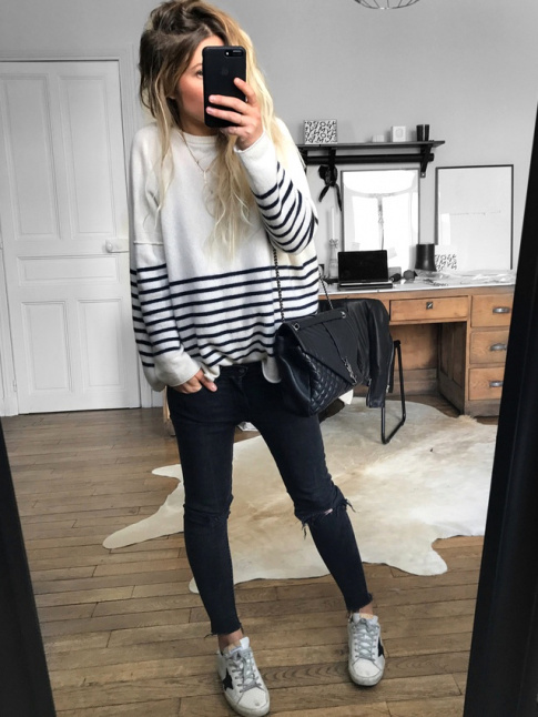 Oui aux variations autour du pull marinire !