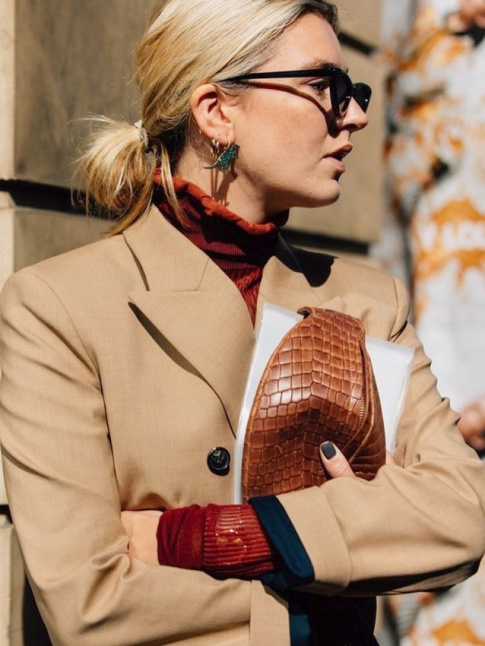 Camel + chocolat + bordeaux = le bon mix