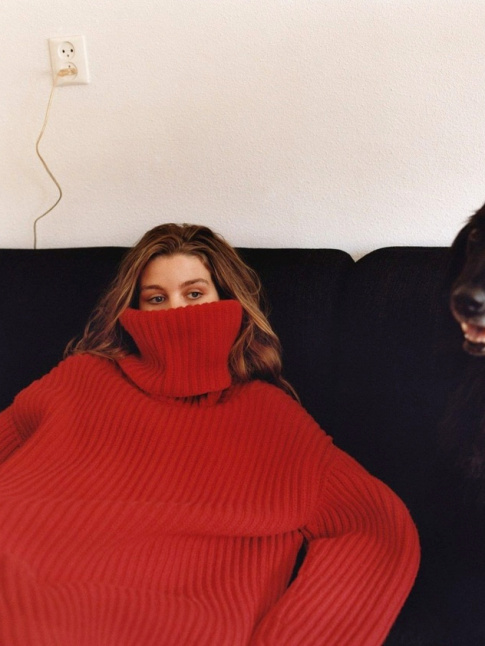 Le maxi pull  col roul, l'arme ultime pour lutter contre les matins difficiles !