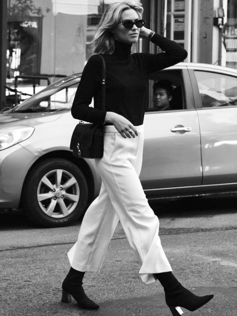 Le parfait total look noir et blanc #26