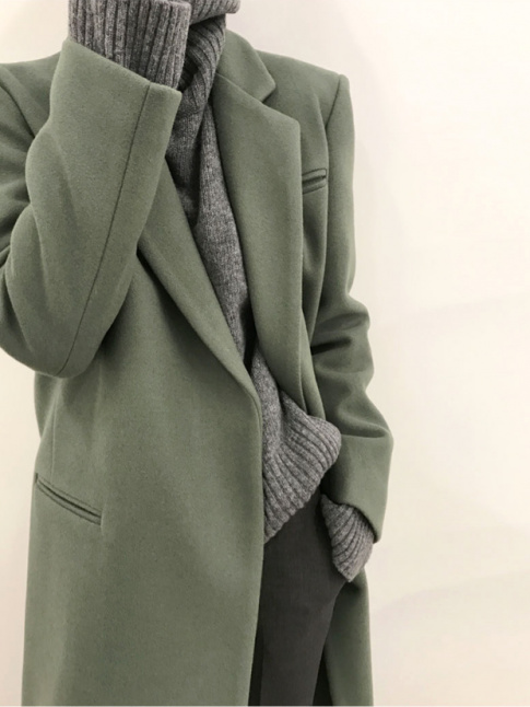 Gris chin + gris anthracite + vert de gris = le bon mix