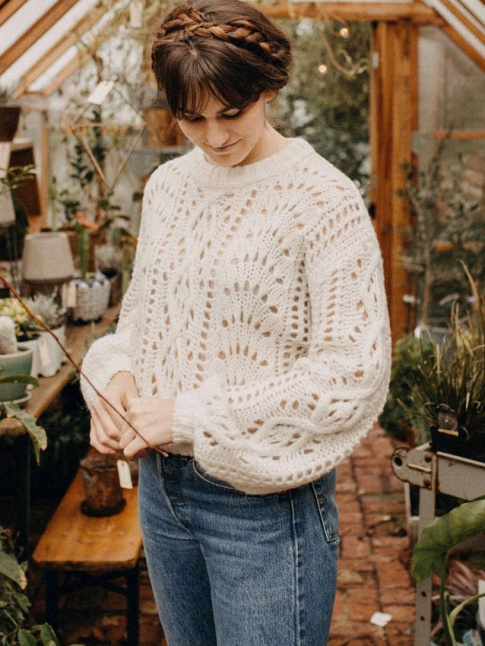 Le pull-over ajour, la pice doudou raffine du moment