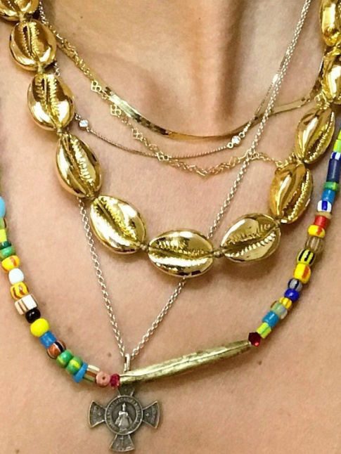 Le collier de coquillages dors, un DIY aussi efficace que facile  raliser !