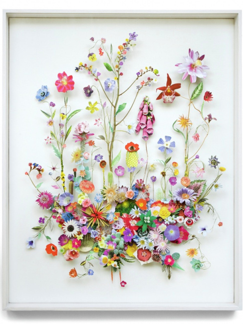 Mlant illusion 3D et posie florale, les tableaux de Anne ten Donkelaar ne manquent pas de charme