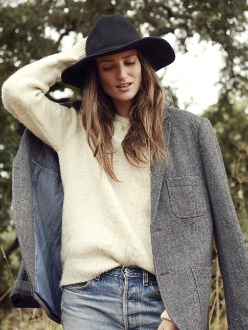 Mlant dgaine cosy et style boyish, ce look a tout bon !