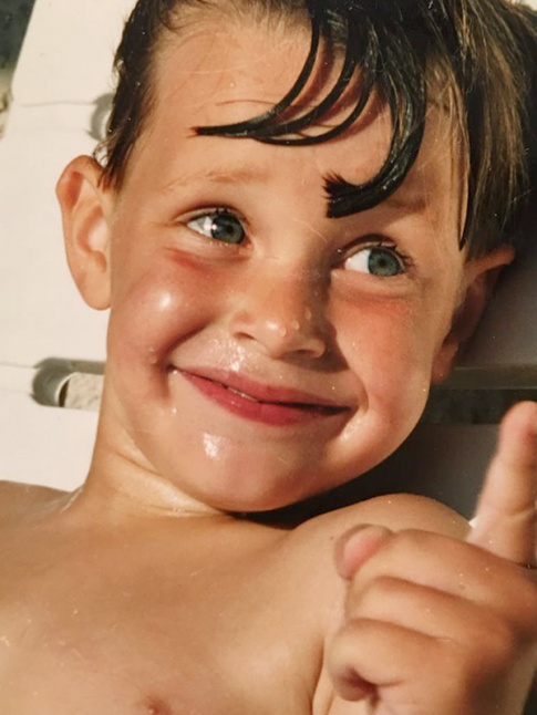 Simon Porte Jacquemus... craquant depuis son plus jeune ge !
