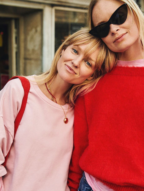 On ne se lasse pas du duo rose/rouge !