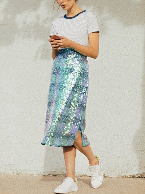 Oui aux paillettes pour sirne casual !