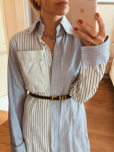 Oui aux mix and match de rayures verticales !