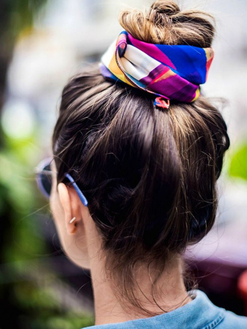 Rien de tel qu'un foulard color pour 