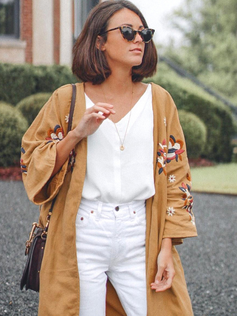 Cet t, le kimono remplace le trench !