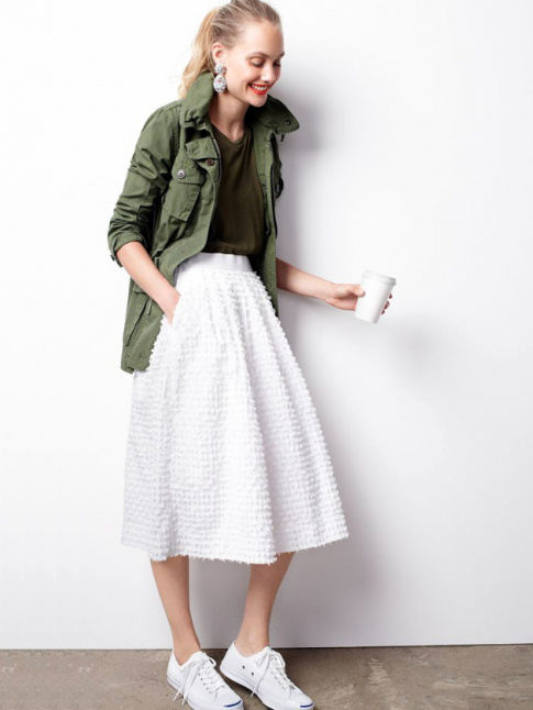 Marier pice army, modle chic et accessoire sophistiqu est souvent une bonne ide !