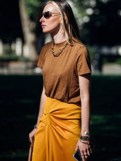 Marron + ocre = le bon mix