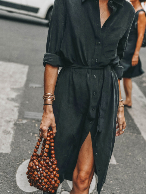 La robe chemise, la pice parfaite pour adapter son degr de sensualit  son humeur du jour !