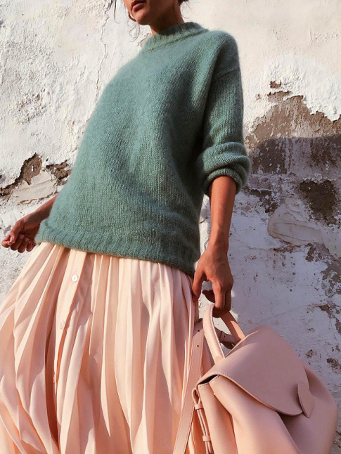 Oui au mix and match de matires pastel !