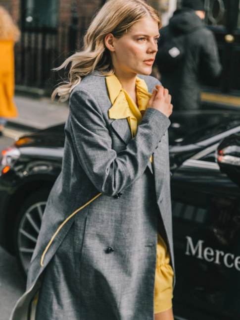 Gris + jaune = le bon mix