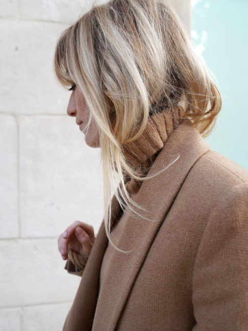 Oui au camaeu de camel clair de blondeur dsinvolte !