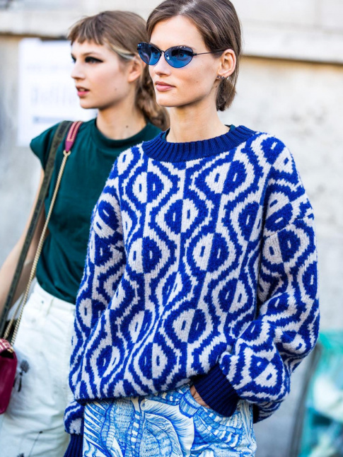 Oui aux mix and match d'imprims travaills en camaeu !