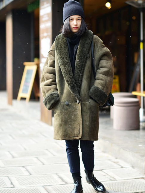 Wanted : une veste en peau laine vintage !