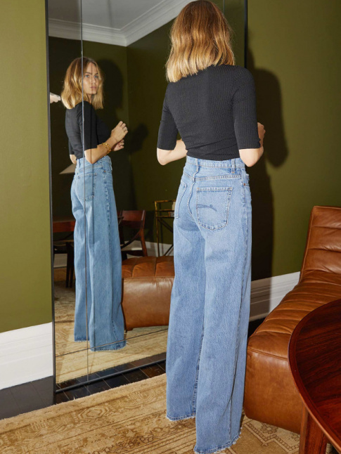 Wanted : un jean flare taille haute !