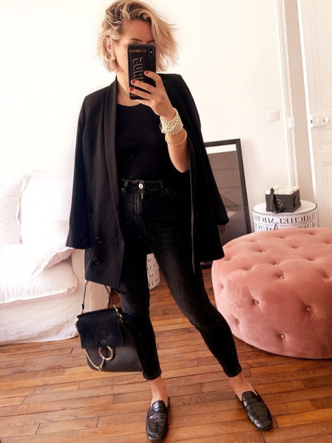 Le parfait total look noir #265