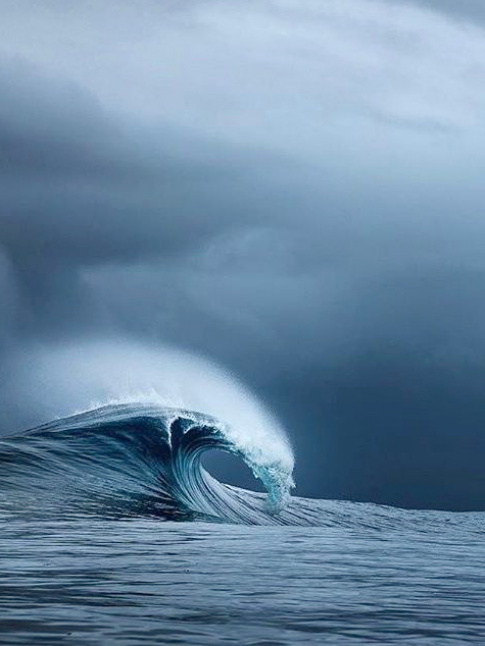 La vague, cette crature  la fois sublime et terrifiante...
