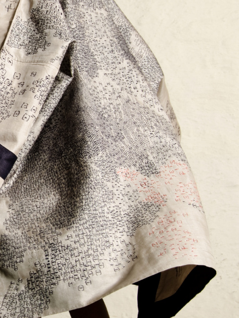 Quand la broderie sublime la matire...