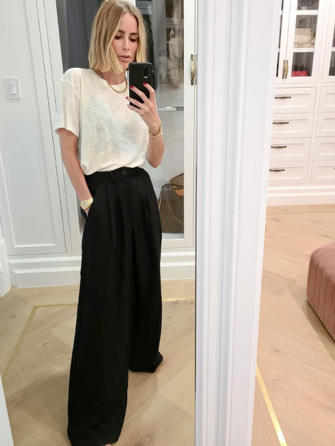 Le parfait total look noir et blanc #37