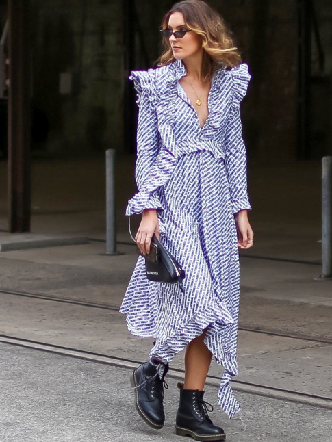 Froufrous + Doc Martens = le bon mix