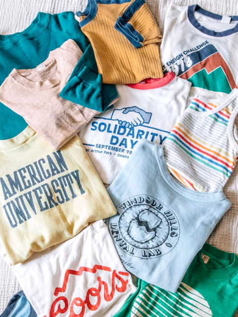 Les tee-shirts vintages : il n'y a que cela de vrai !