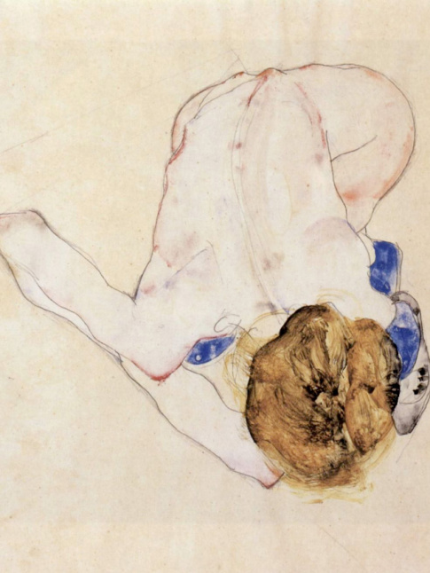Heurt, fragile, mais infiniment fort, le trait d'Egon Schiele n'en finit pas d'mouvoir