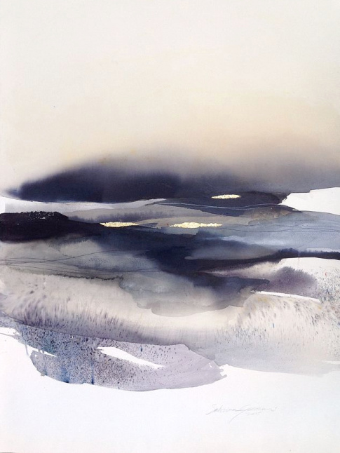  limite de l'abstraction, les paysages de Sabrina Garrasi hypnotisent...