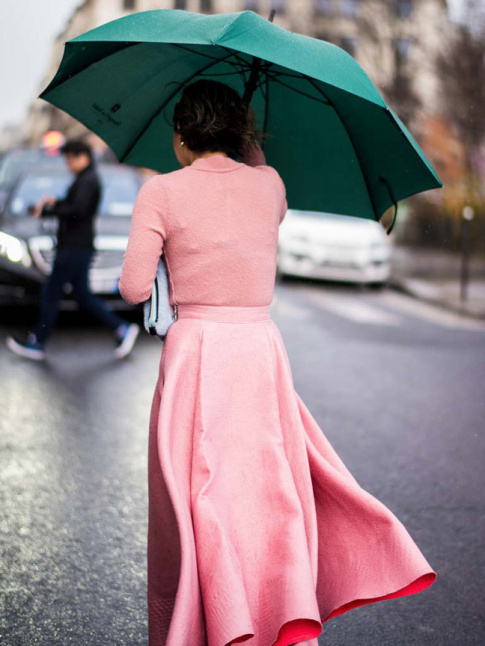 Oui  l'association rose/vert !