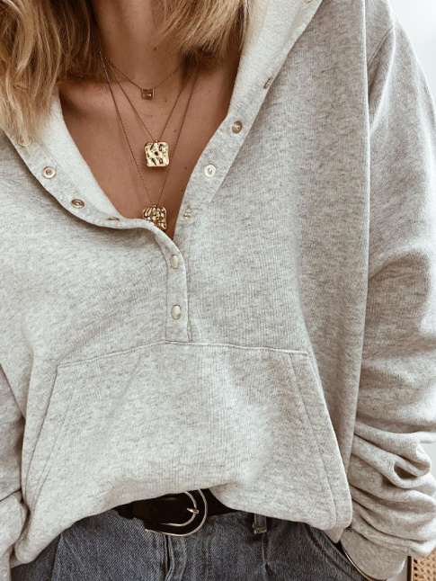 Wanted : un sweat gris revisit !