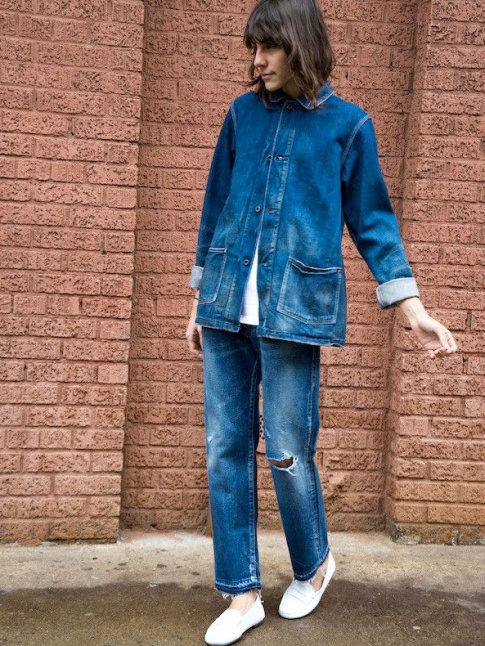 Oui au total look jean plus 