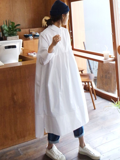 Pour contre le mix jean/robe chemise ?