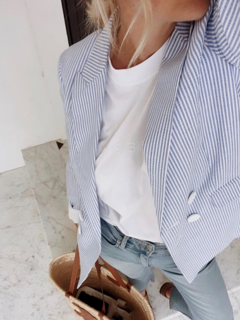 Wanted : un blazer en seersucker !