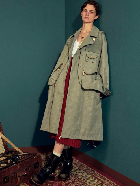 Mlant dgaine army et fminit cosy, ce look a tout bon !