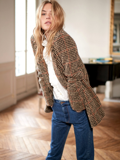 Wanted : un blazer masculin en tweed dans lequel se lover ds les premiers jours d'automne !